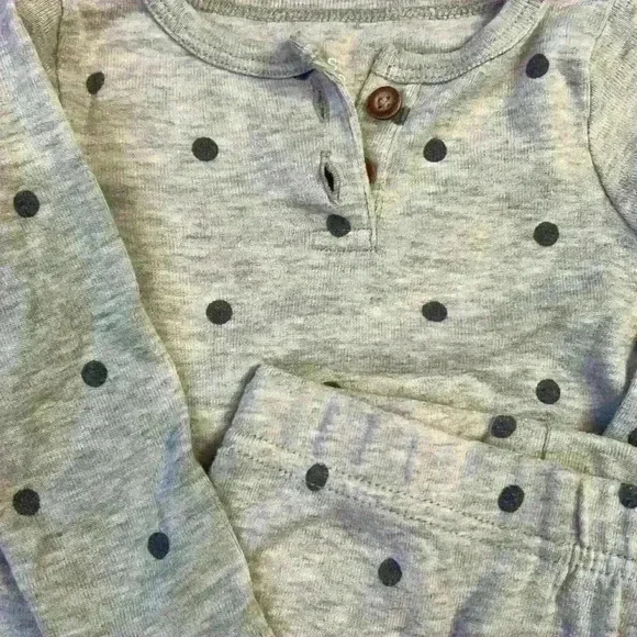 Carter’s Just One You Tan Polkadot Matching Set - Picture 2 of 7